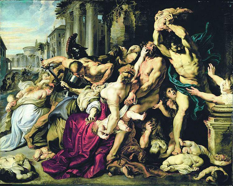 Peter Paul Rubens The Massacre of the Innocents, Norge oil painting art